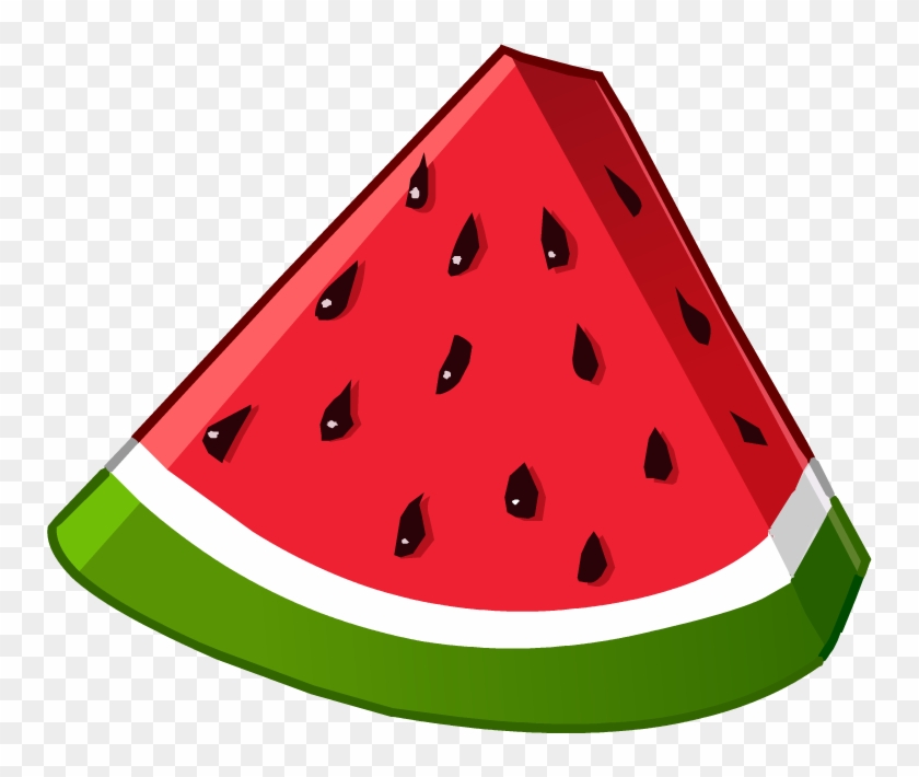 Watermelon Puffle Food - Watermeloen Tekening #507330