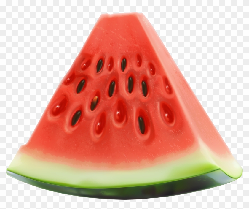 Piece Of Watermelon Png Clipart - Watermelon Clipart #507340