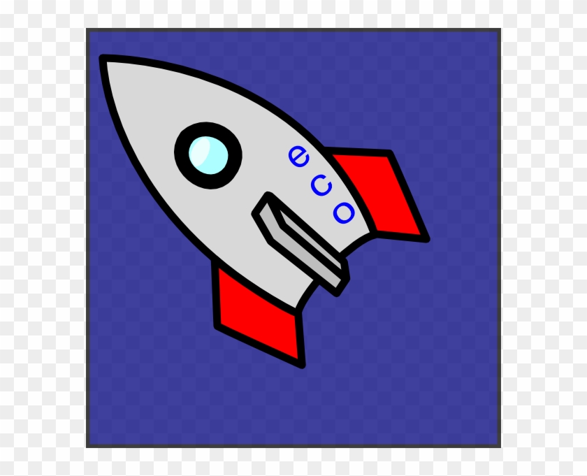 Rocket In Blue-sky Clip Art At Clker - Rocket #507438