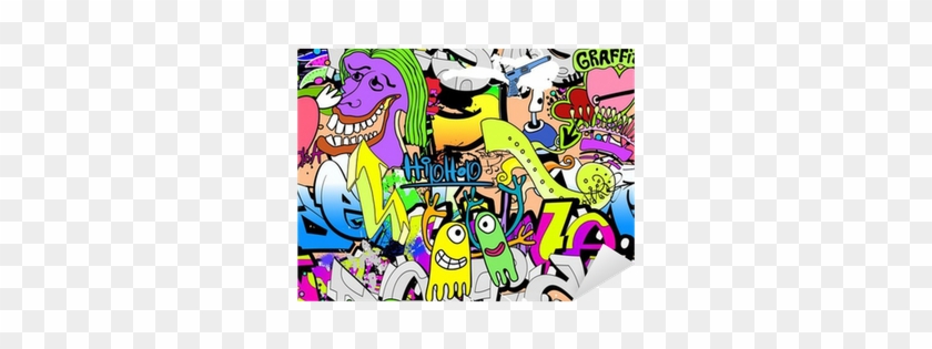 Graffiti Wall Art Background - Tapis De Souris Graffiti Ref 2675 #507472