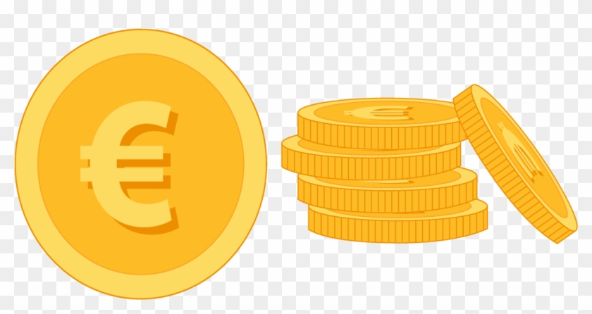 Coins Clipart Euro Png Image 01 - Coin Clipart Transparent #507482