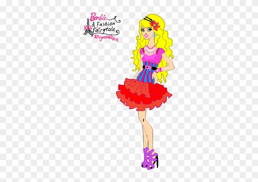 Drawn Barbie Fashion Fairytale - Draw Barbie In A Fashion Fairytale #507502