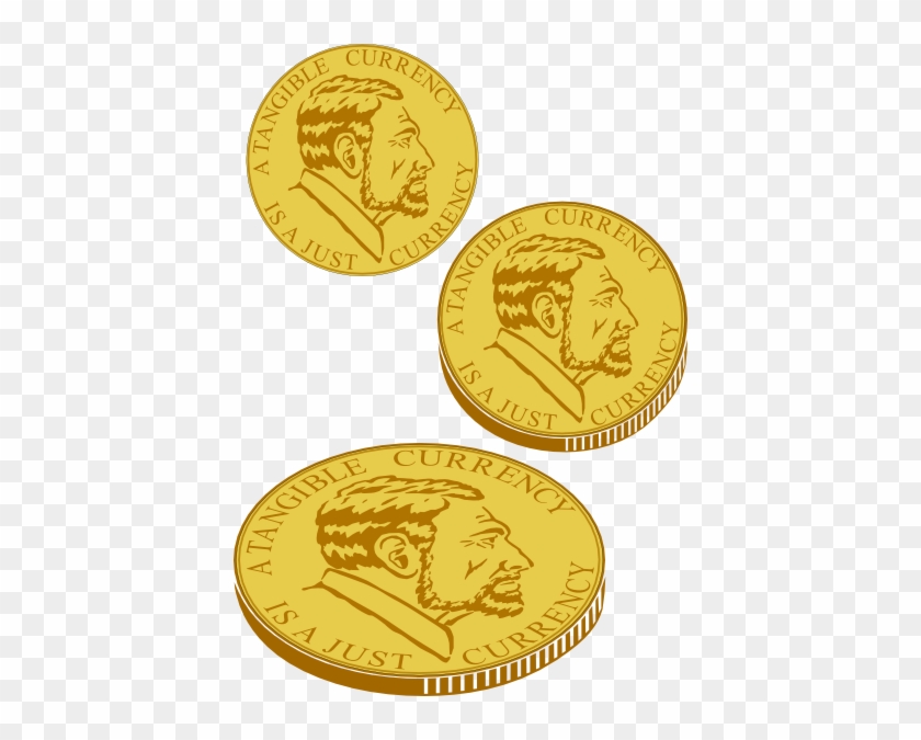 Gold Coins Clip Art At Clker - Gold Coin Clip Art #507591