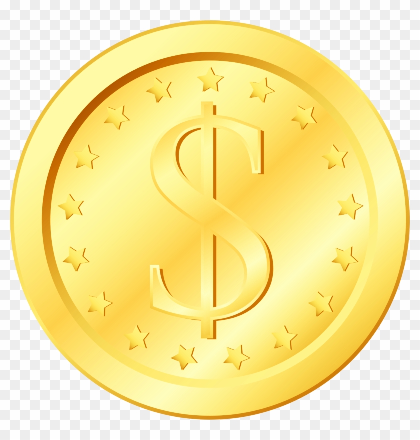 Gold Coin Transparent Png Clipart - Circle #507593