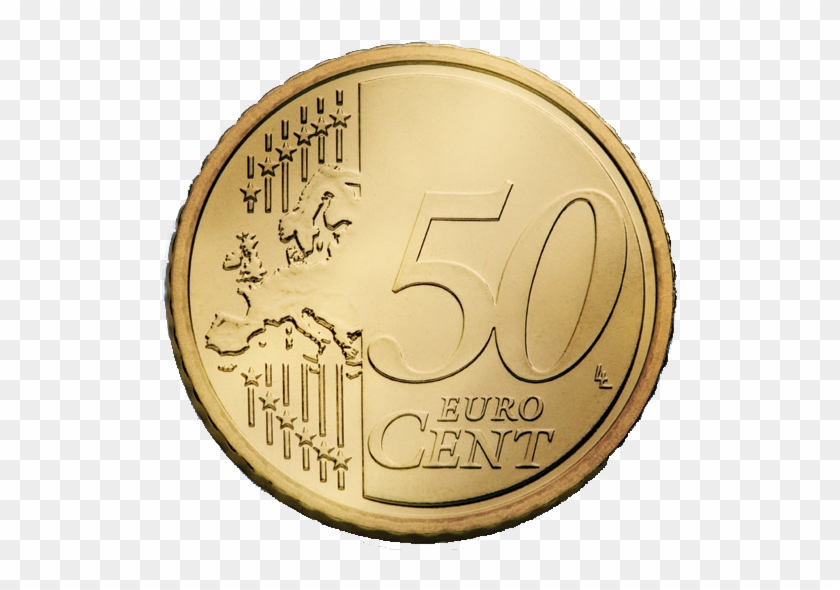 Coin Clipart 50 Cent - 50 Cent Euro #507597