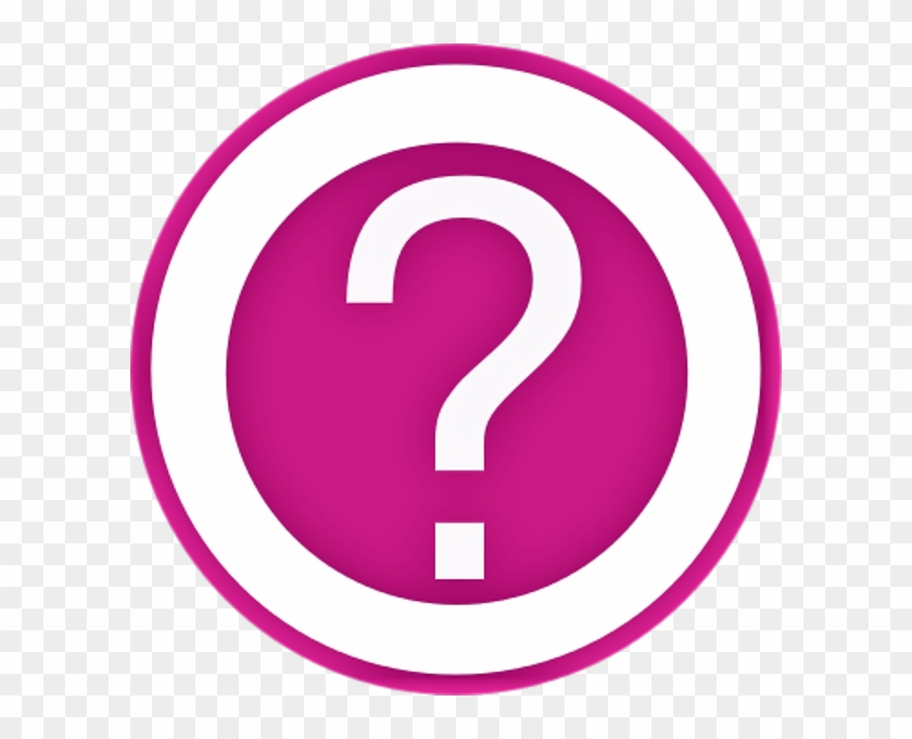 Big Pink Round Question Mark - Question Mark Clip Art #507609