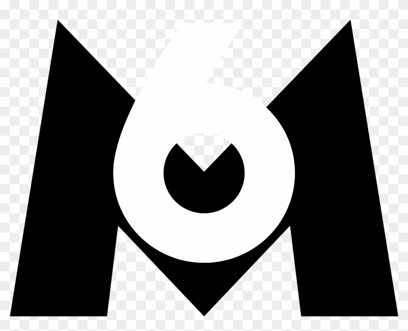 M6 Tv Logo Black And White - Emblem #507671