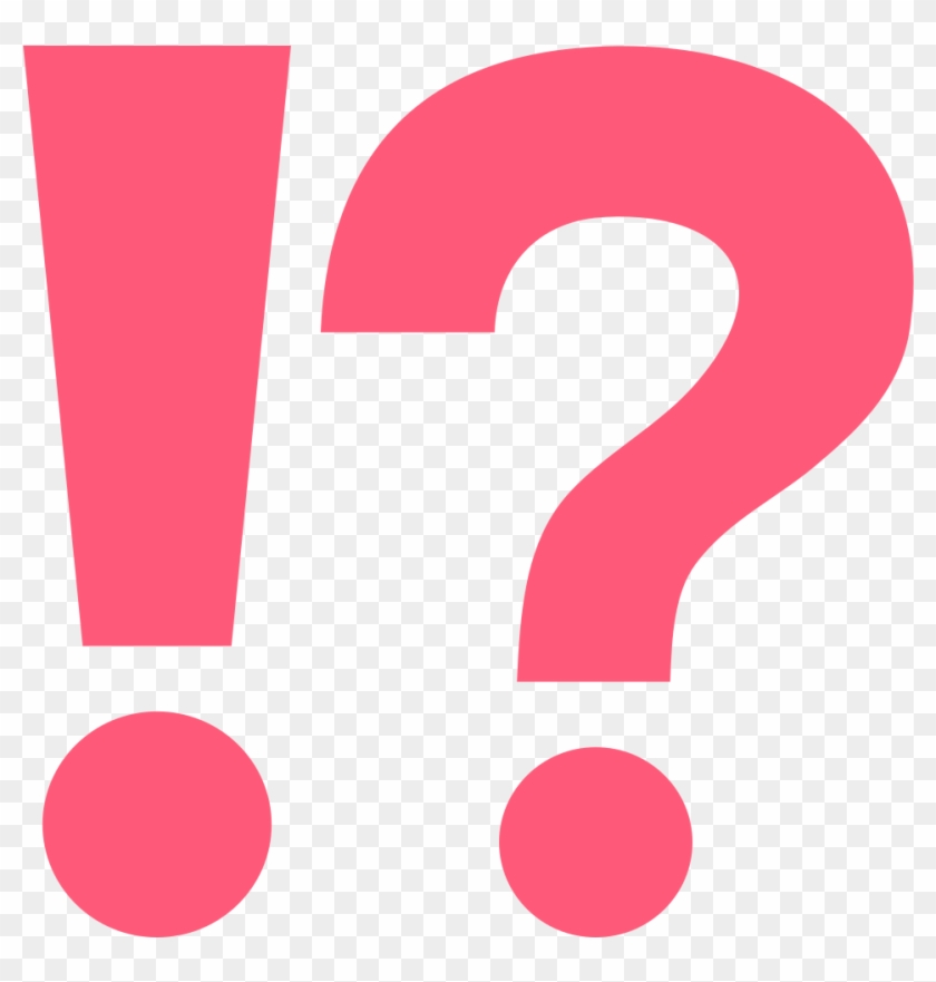 Question Mark Emoji Exclamation Mark Interrobang Symbol - Question And Exclamation Mark #507677