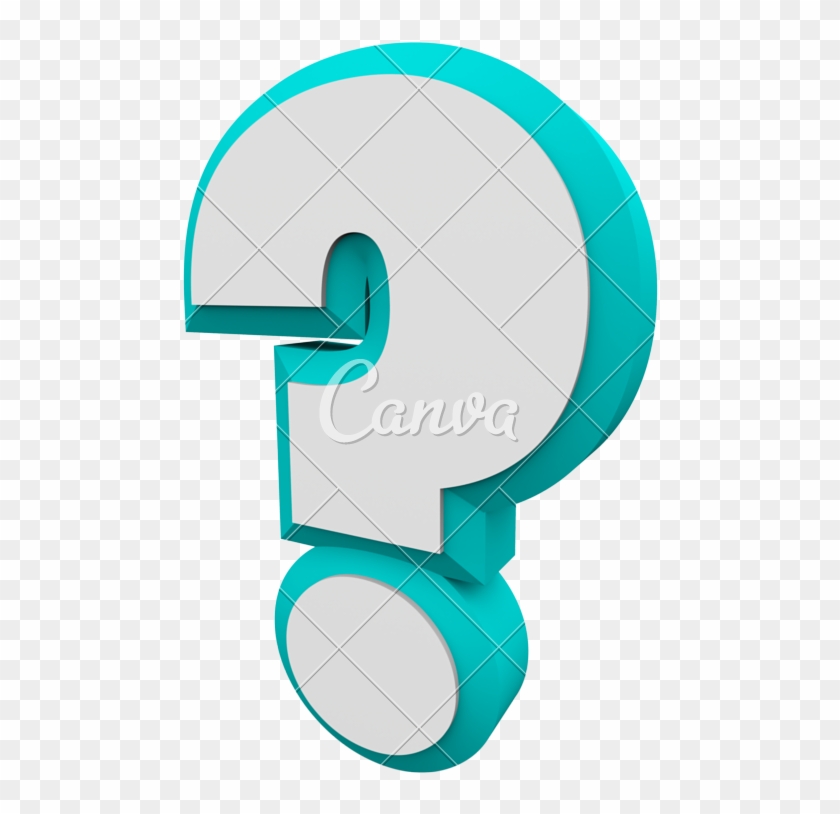 3d Question Mark Blue Asking Inquiry - Question Mark #507691