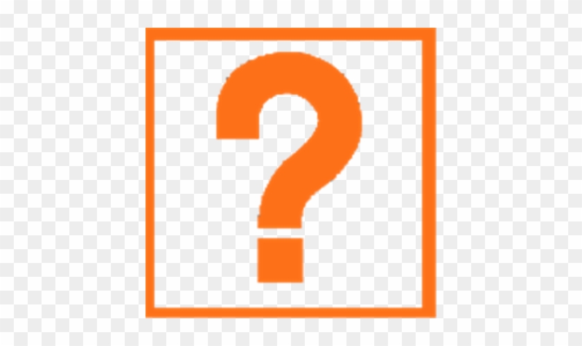 Orange Question Mark, A Decal By Yodatheboda - Question Mark Icon Png Orange #507693