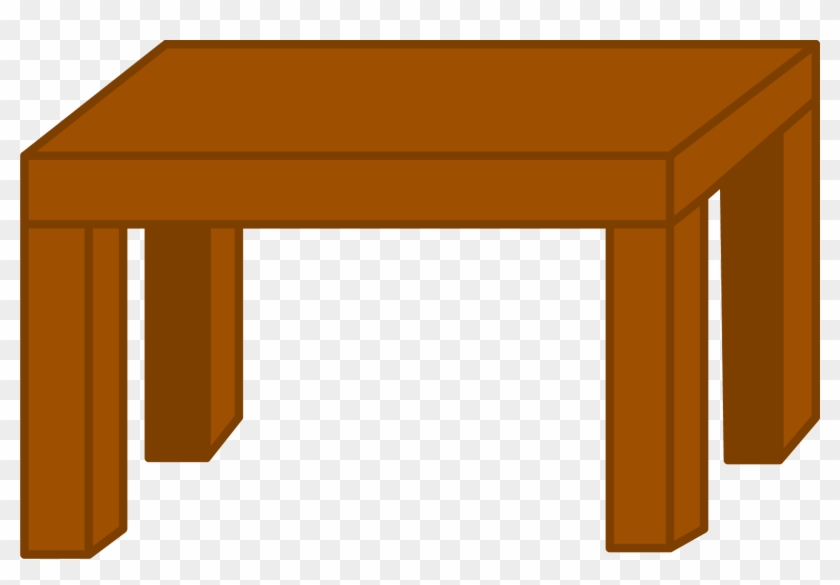 Table Clipart Brown Objects - Bfdi Table Png #507733