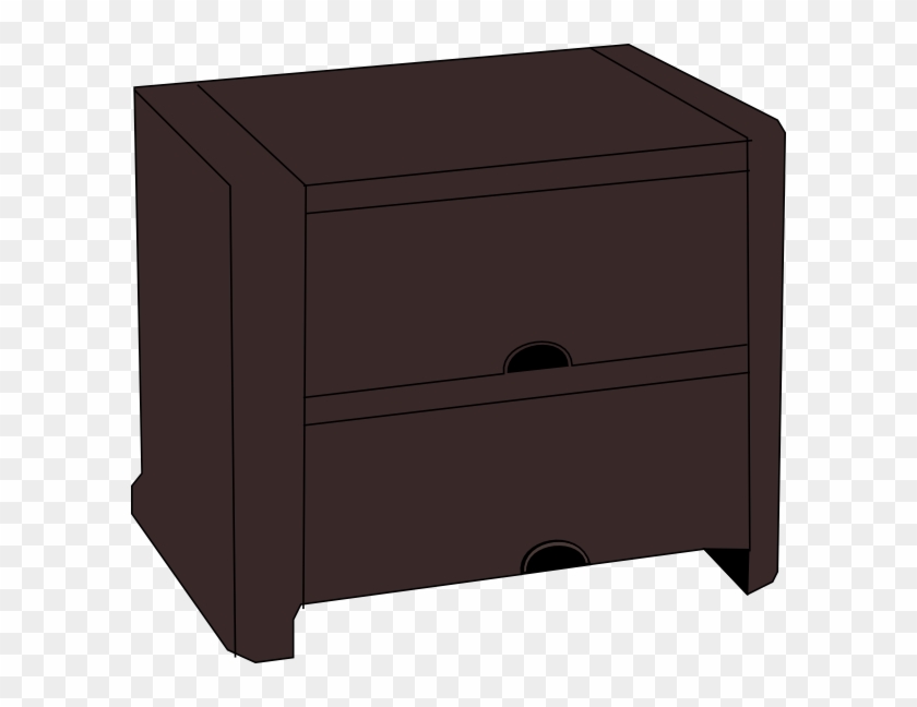 Table Clip Art At Clkercom Vector Online - Png Wood Crate Black #507742