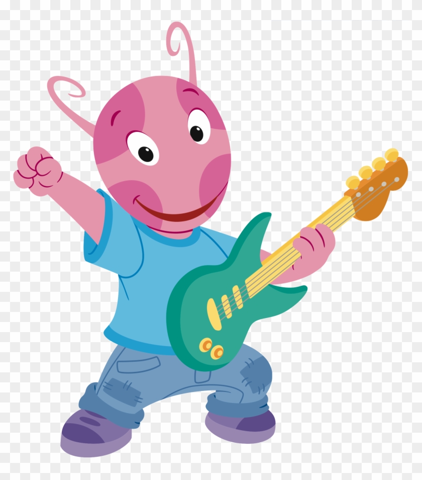 Guitarist Uniqua - Backyardigans Music Png #507952