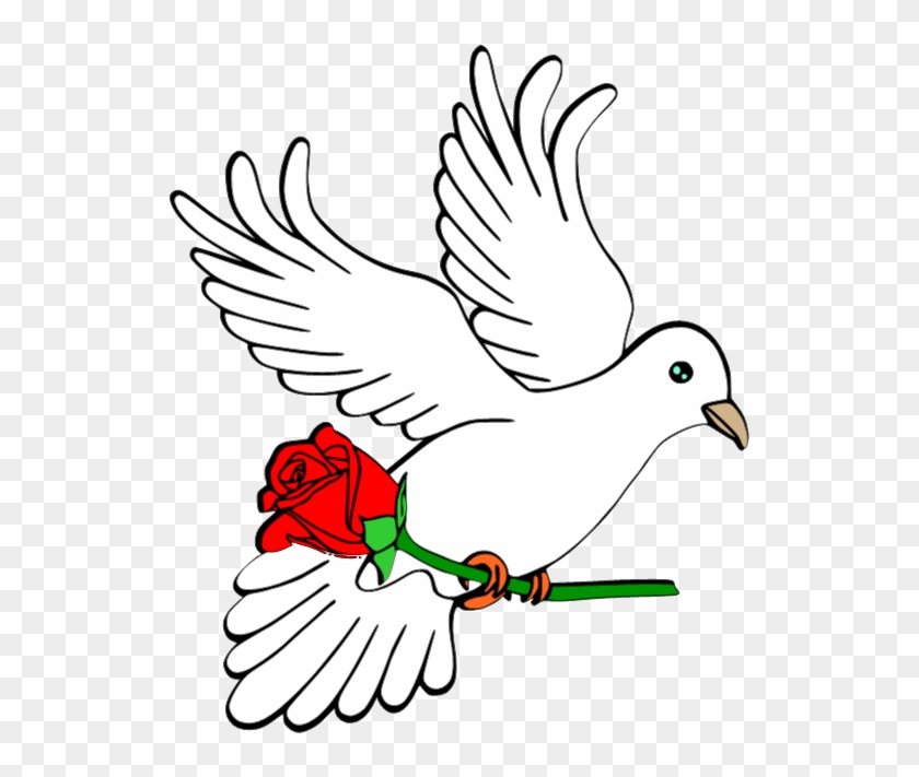 Like The Rose But Dove Not So Much - Scalable Vector Graphics #508160