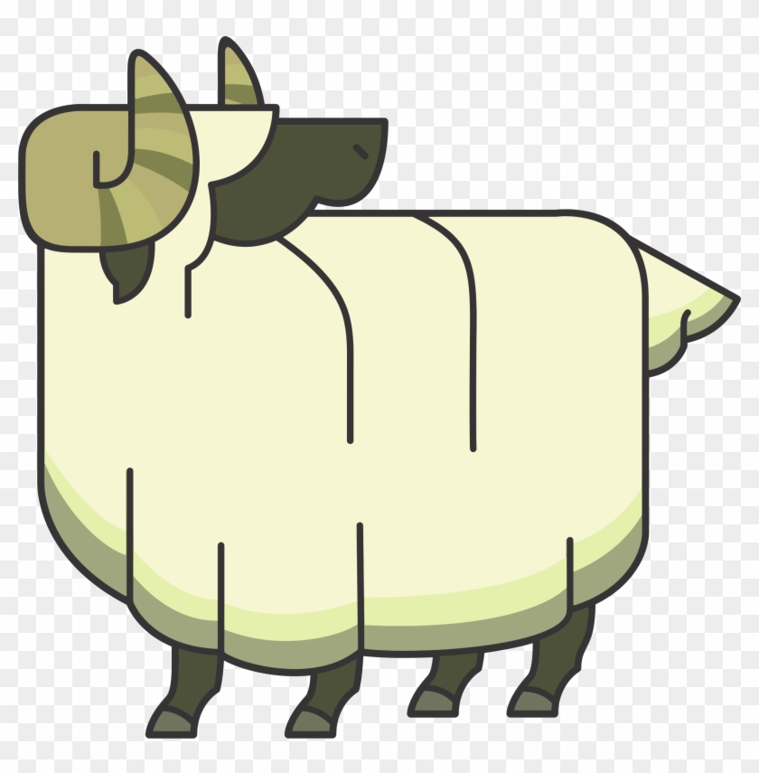 Stylized Cartoon Ram Bclipart - Cartoon Ram Png #508187