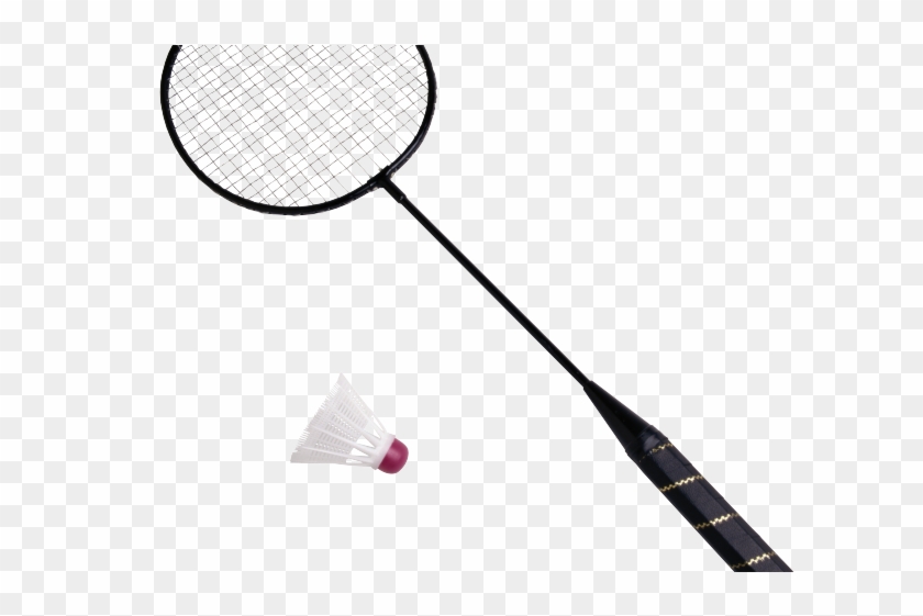 Badminton Png Transparent Images - Shuttlecock And Racket Png #508278