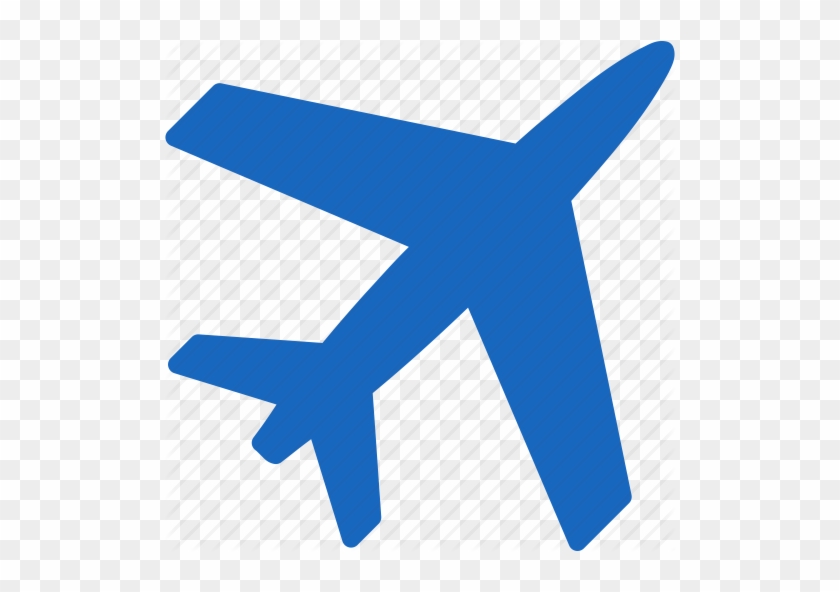 Plane Icon Blue #508456