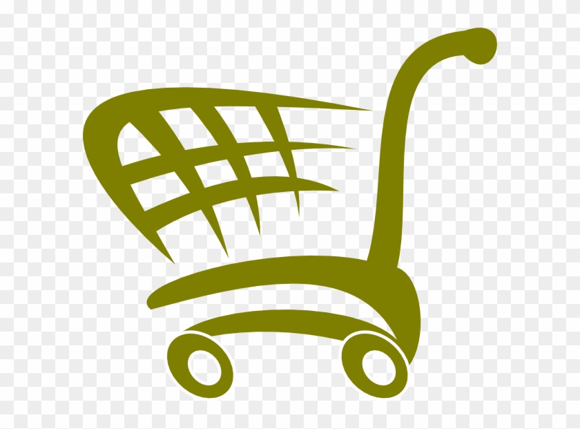 Shopping Cart Ttp Clip Art At Clker - Shopping Cart Shower Curtain #508476