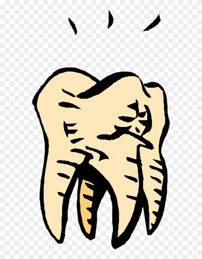 Tooth Decay Cartoon Illustration - Tooth Decay Cartoon Illustration #508503