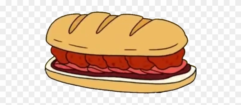 Sandwich Clipart Meatball Sandwich - Regular Show Death Sandwich #508508