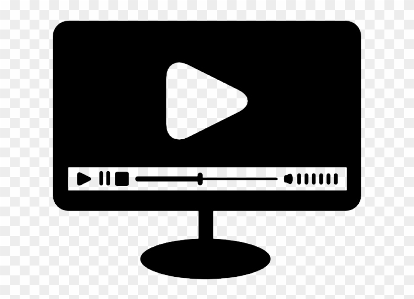 Computer Monitor Vector Art Icon - Computer Video Icon #508511