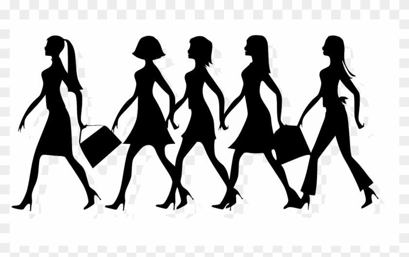 Female Clip Art At Clker Woman Shopping Clipart Png - Women Png Clip Art #508514