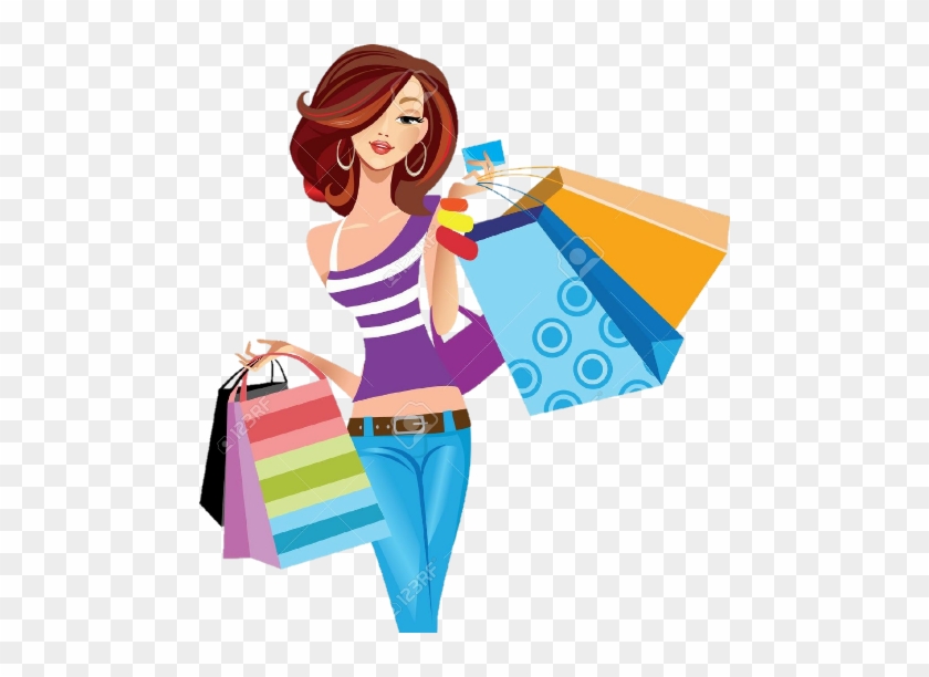 Shopping Girl Clipart #508535