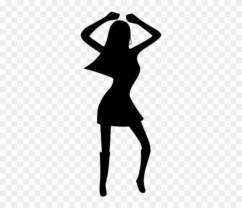 Woman, Dancing, Disco, Disotheque, Young, Youth - Silhouette Disco #508561