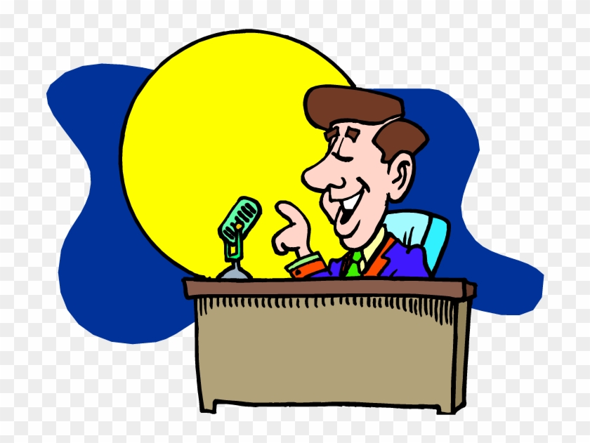 Talk Show Host Clipart #508758