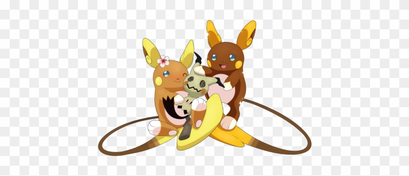 Two Mothers Praising Their Beautiful Adopted Son - Pokemon Alolan Raichu Shiny #508817