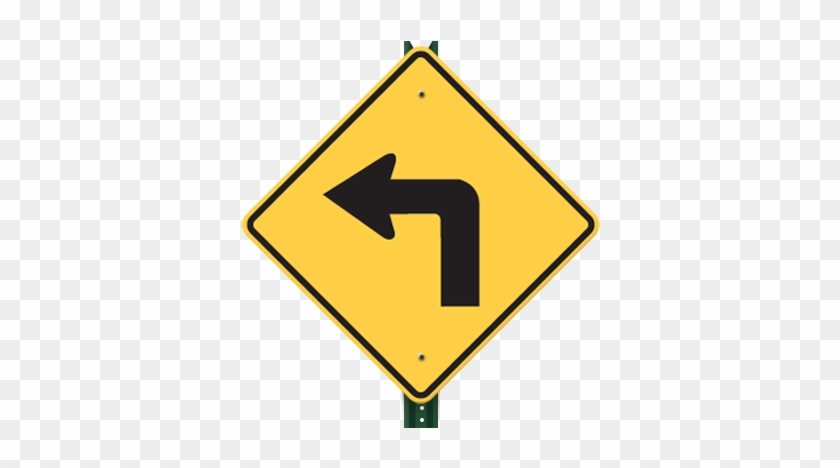 Pin Blank Road Sign Clipart - Turn To The Left #508856