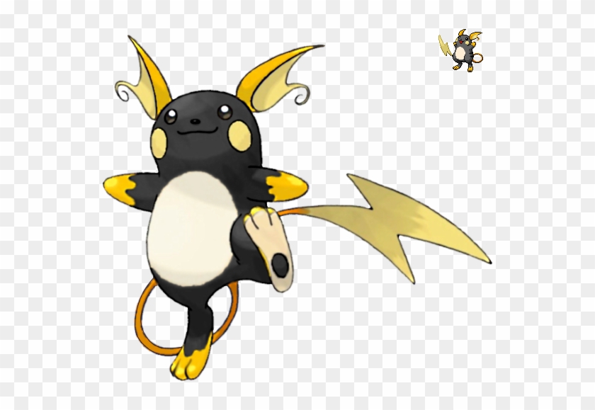 Shiny Alola Raichu By Jackson93 On Deviantart - Imagens Do Raichu Shiny #508893