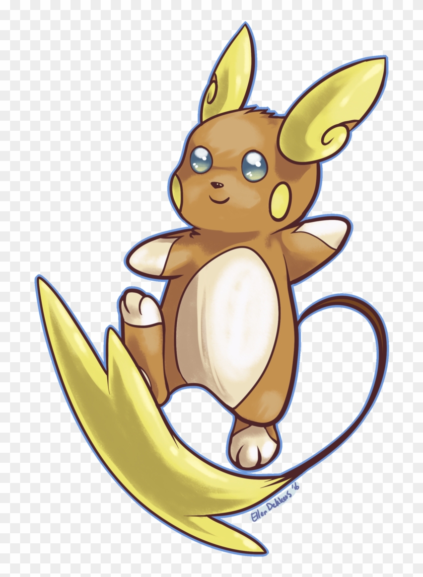 Alolan Raichu By Artsyshionai - Alohan Raichu With Transparent Background #508995