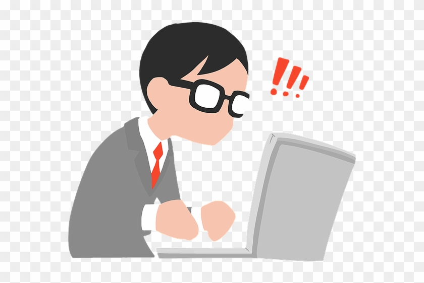 Wang Solutions - Working Cartoon Png #509026