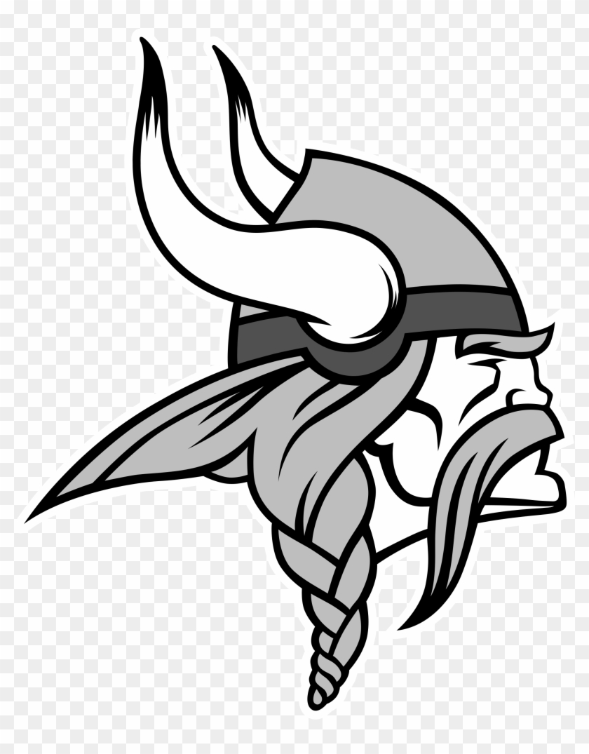 Minnesota Vikings Logo Black And White - Vikings Logo #509093