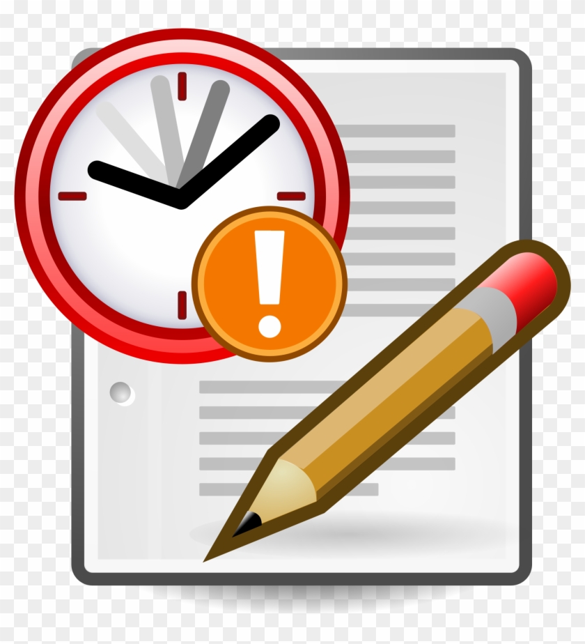 Office Supplies Clipart 18, - Essay Writing Cartoon Png #509143
