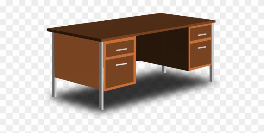 An Office Desk Clip Art At Clker - Office Desk Clip Art #509166