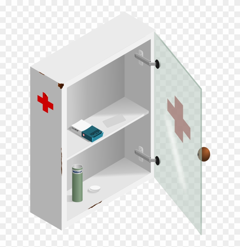 Bathroom Cabinet Clipart - First Aid Box Online #509187