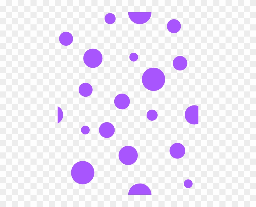 Purple Polka Dots - Purple Polka Dot Clipart #509294