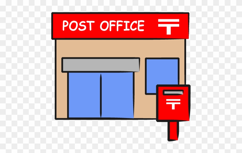 「郵便局」フリーイラスト - Post Office #509325