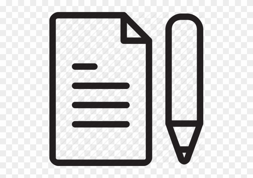 Page, Paper, Pen, Pencil, Write Icon Icon Search Engine - Icon #509446