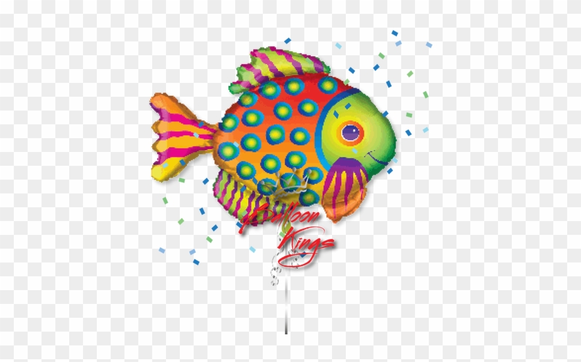 Tropical Fish - Tropical Fish Mylar Balloon 33 #509495