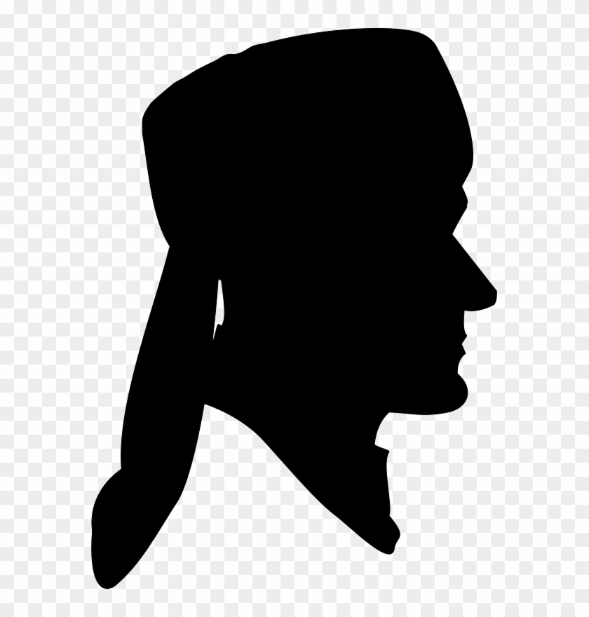 Pioneer Clipart Trapper - Davy Crockett Silhouette #509537
