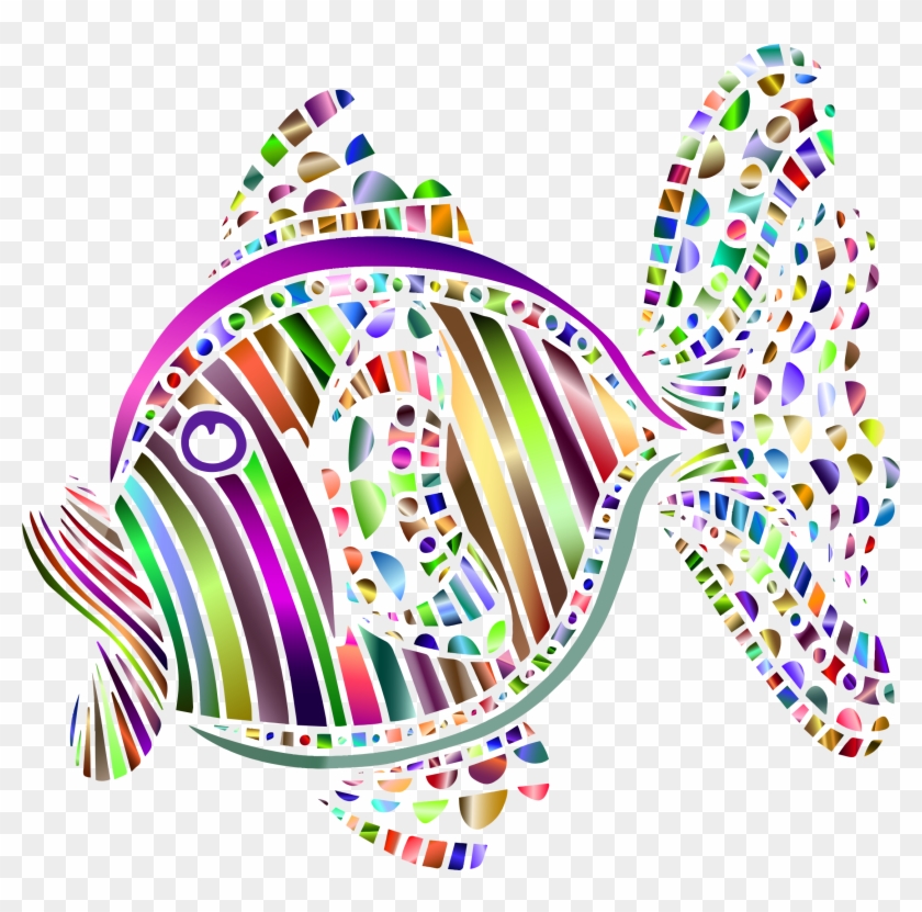 Colorful Fish 3 - Fish Abstract Png #509580