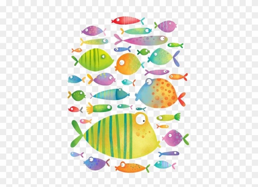 Illustrator Fish Drawing Illustration - Cute Fish Illustration #509583