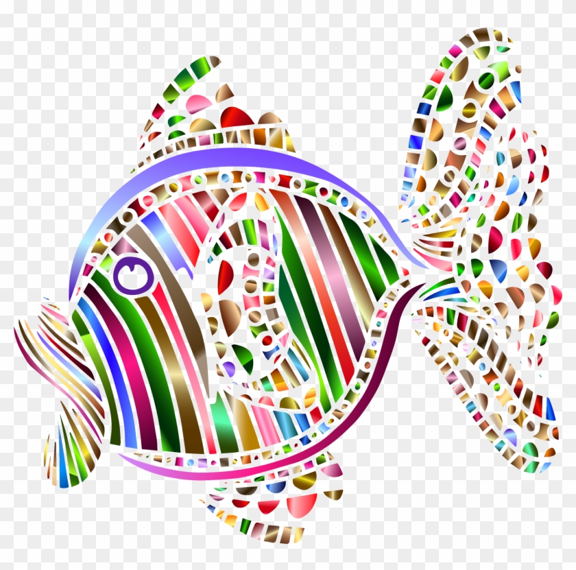 Colorful Fish 2 - Abstract Clipart #509592