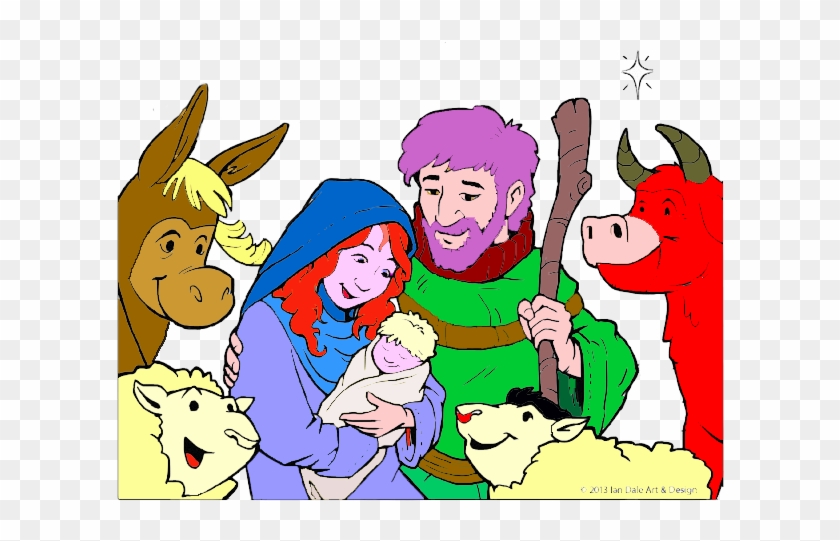 Please Download Christmas Nativity From Here - Cartoon #509691