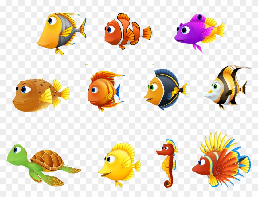 Turtle Fish Finding Nemo Seahorse - Finding Nemo Seahorse #509702