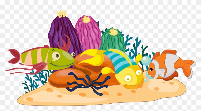 Coral Reef Fish Clip Art - Reef Clip Art #509706