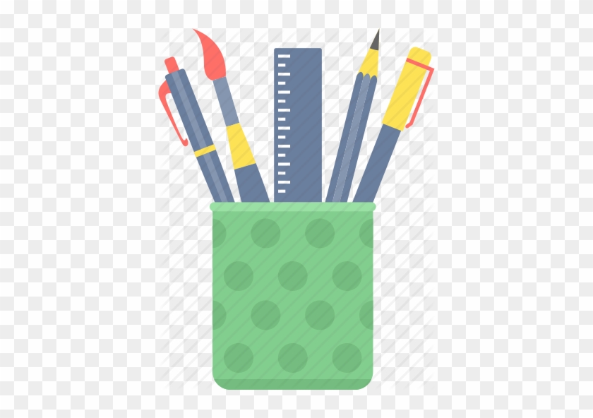 Box, Draw, Drawing, Edit, Pen, Pen Stand, Pencil Icon - Drawing Of Pen Stand #509732